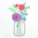 Blooming Petal Party Mason Jar (Vinyl Applique)