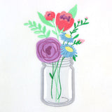 Blooming Petal Party Mason Jar (Vinyl Applique)