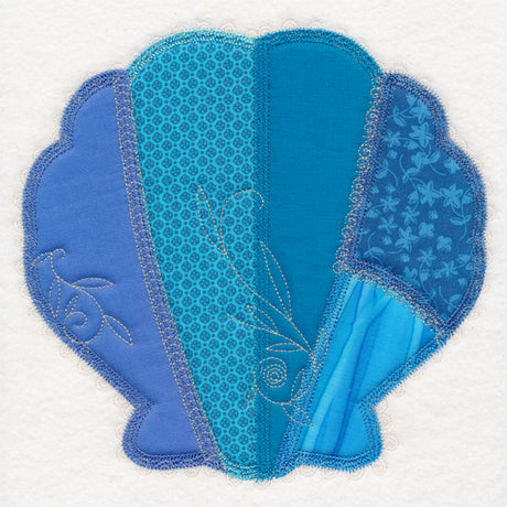 Crazy Patchwork Seashell (Heirloom Applique)