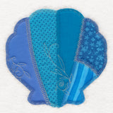 Crazy Patchwork Seashell (Heirloom Applique)