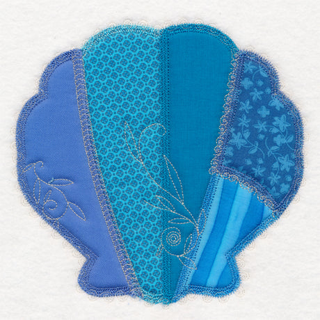 Crazy Patchwork Seashell (Heirloom Applique)