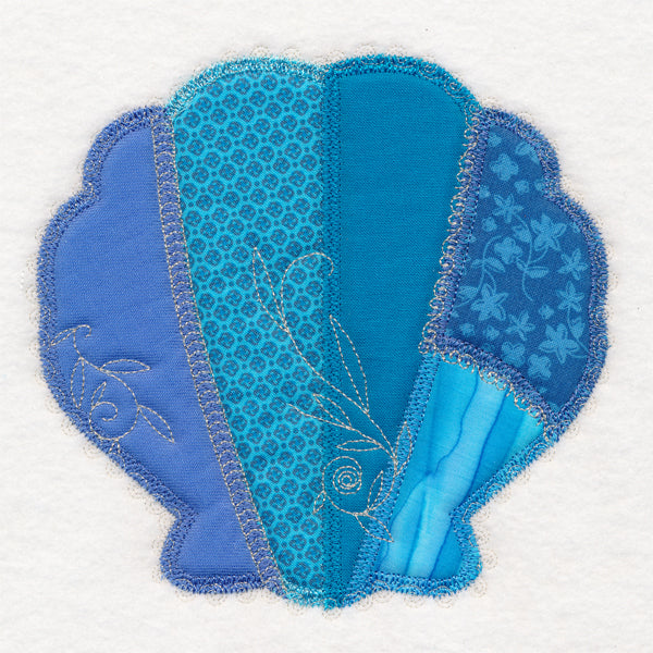 Crazy Patchwork Seashell (Heirloom Applique)