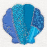 Crazy Patchwork Seashell (Heirloom Applique)