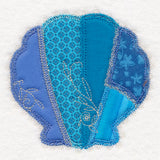 Crazy Patchwork Seashell (Heirloom Applique)