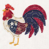 Americana Rooster (Crafty Cut Applique)
