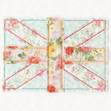 Shabby Chic Union Jack (Crafty Cut Applique)