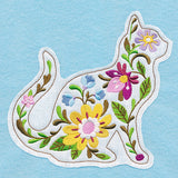 Blooming Cat (Crafty Cut Applique)