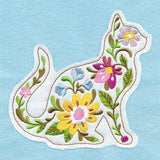 Blooming Cat (Crafty Cut Applique)