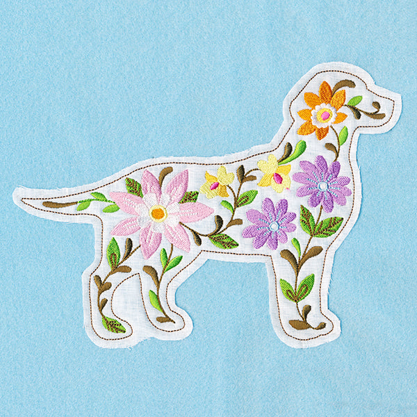 Blooming Dog (Crafty Cut Applique)