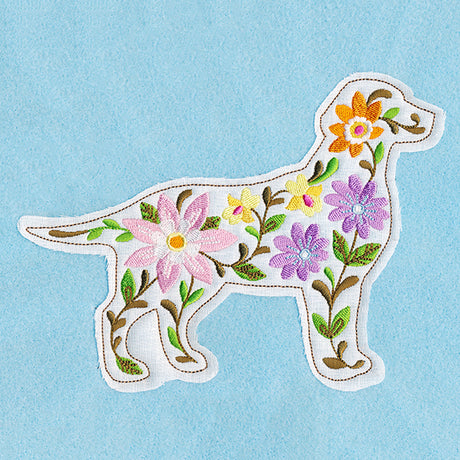 Blooming Dog (Crafty Cut Applique)
