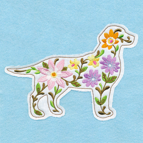 Blooming Dog (Crafty Cut Applique)