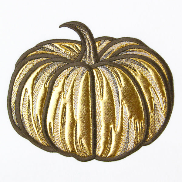 Golden Harvest Pumpkin (Applique)