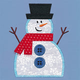 Wonderland Snowman Quilt Block (In-the-Hoop)