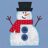 Wonderland Snowman Quilt Block (In-the-Hoop)