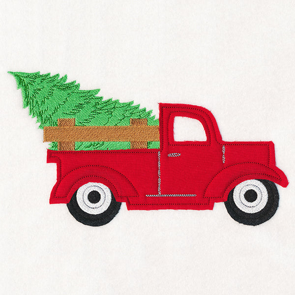 Christmas On-the-Go - Retro Truck (Crafty Cut Applique)