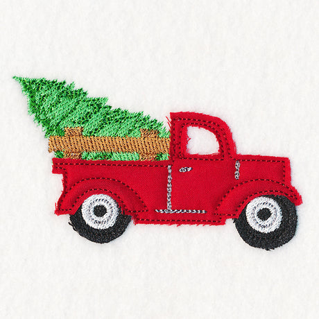 Christmas On-the-Go - Retro Truck (Crafty Cut Applique)