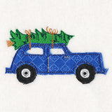 Christmas On-the-Go - Retro Car (Crafty Cut Applique)
