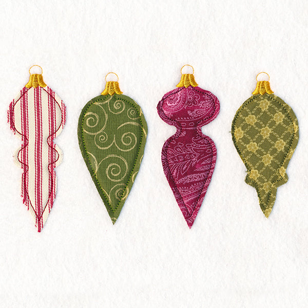 Christmas Ornaments Border (Crafty Cut Applique)