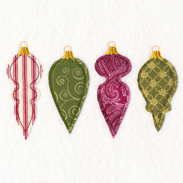Christmas Ornaments Border (Crafty Cut Applique)