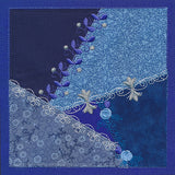 Crazy Patchwork Blue Magic Quilt Block (Heirloom Applique)