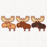 Woodland Friends Trio - Moose (Heirloom Applique)
