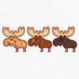 Woodland Friends Trio - Moose (Heirloom Applique)