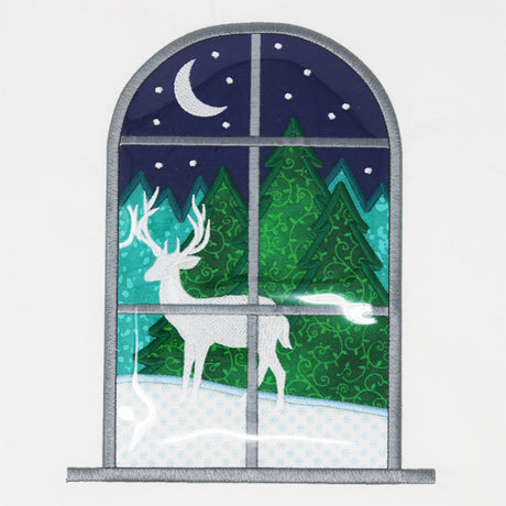 Woodland Window Scene (Vinyl Applique)