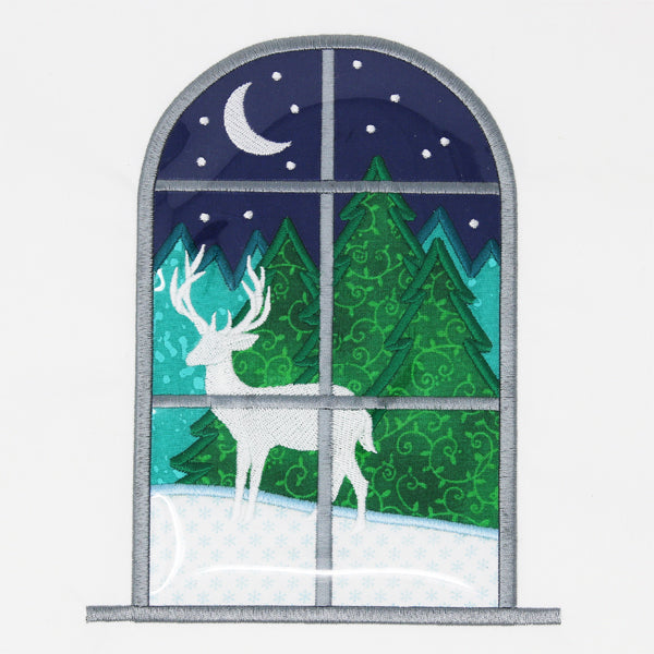 Woodland Window Scene (Vinyl Applique)