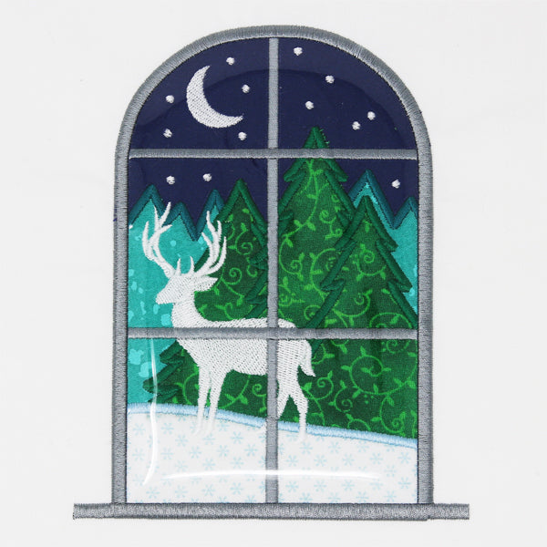 Woodland Window Scene (Vinyl Applique)