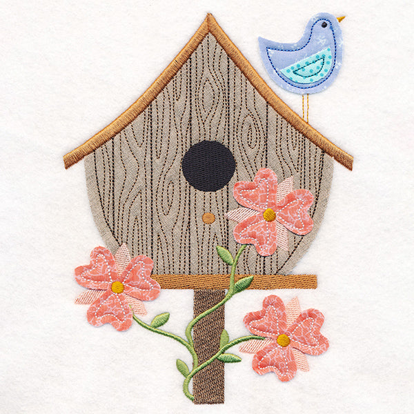 Blooming Birdhouse (Crafty Cut Applique)