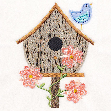 Blooming Birdhouse (Crafty Cut Applique)