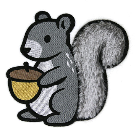 Fuzzy Woodland Squirrel (Applique)