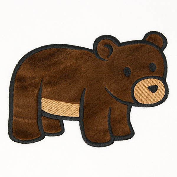 Fuzzy Woodland Bear (Applique)
