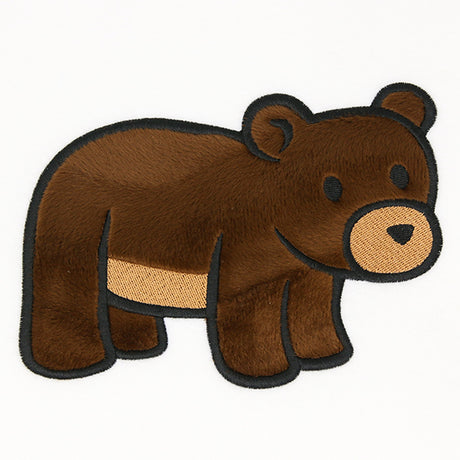 Fuzzy Woodland Bear (Applique)