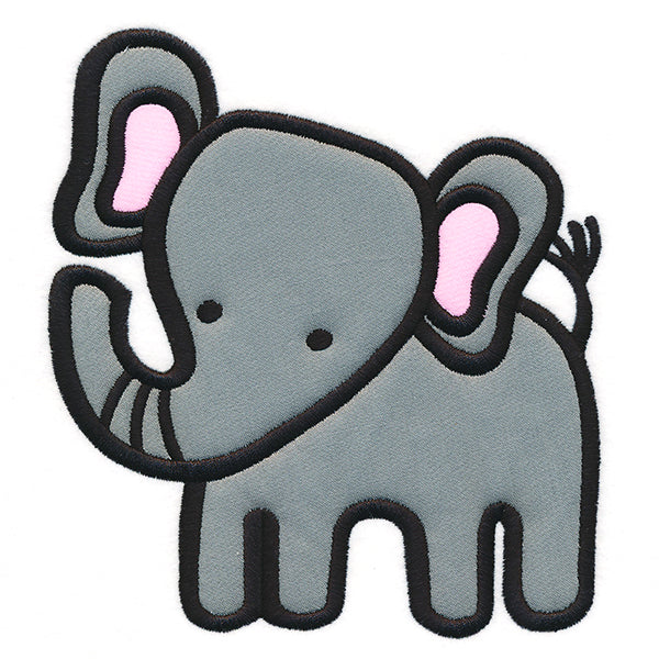 Sweet Safari Elephant (Applique)