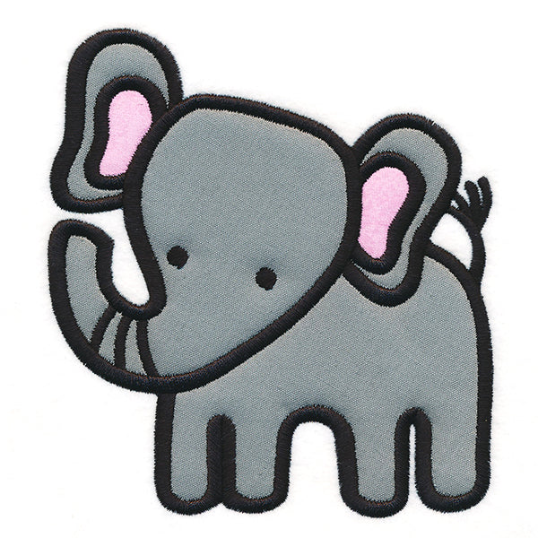 Sweet Safari Elephant (Applique)