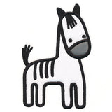 Sweet Safari Zebra (Applique)
