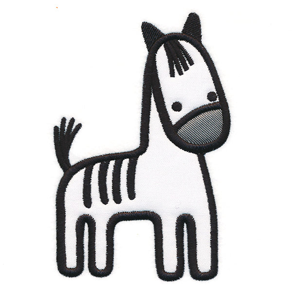 Sweet Safari Zebra (Applique)
