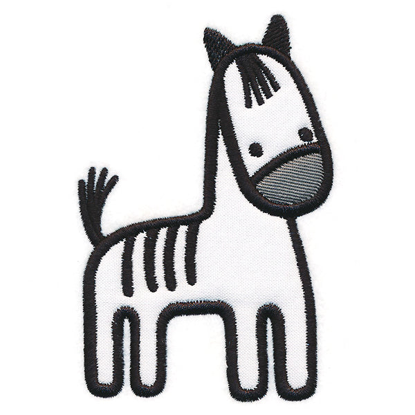 Sweet Safari Zebra (Applique)