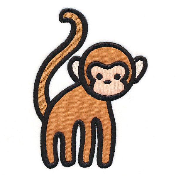 Sweet Safari Monkey (Applique)