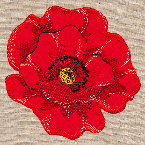 Perfect Poppy (Heirloom Applique)
