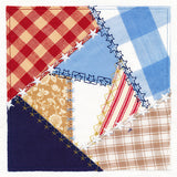 Crazy Patchwork Americana Quilt Block (In-the-Hoop)
