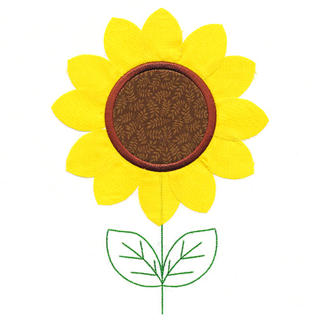 Cheery Sunflower (Crafty Cut Applique)