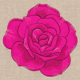 Graceful Pink Rose (Heirloom Applique)