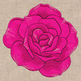 Graceful Pink Rose (Heirloom Applique)