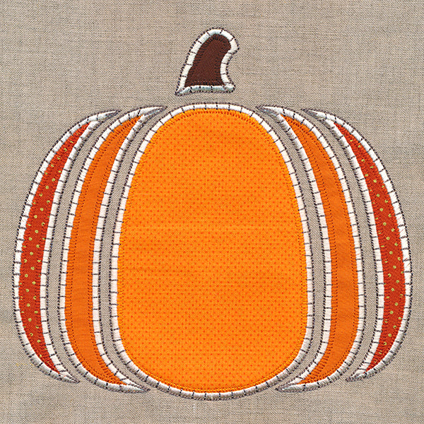 Rustic Autumn Pumpkin (Heirloom Applique)
