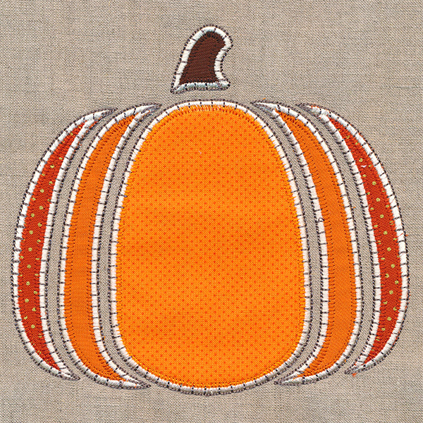 Rustic Autumn Pumpkin (Heirloom Applique)