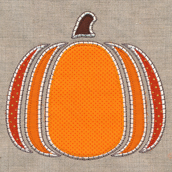 Rustic Autumn Pumpkin (Heirloom Applique)