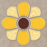 Rustic Autumn Sunflower (Heirloom Applique)