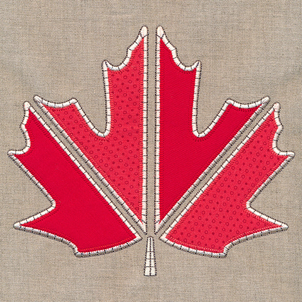 Rustic Autumn Maple Leaf (Heirloom Applique)
